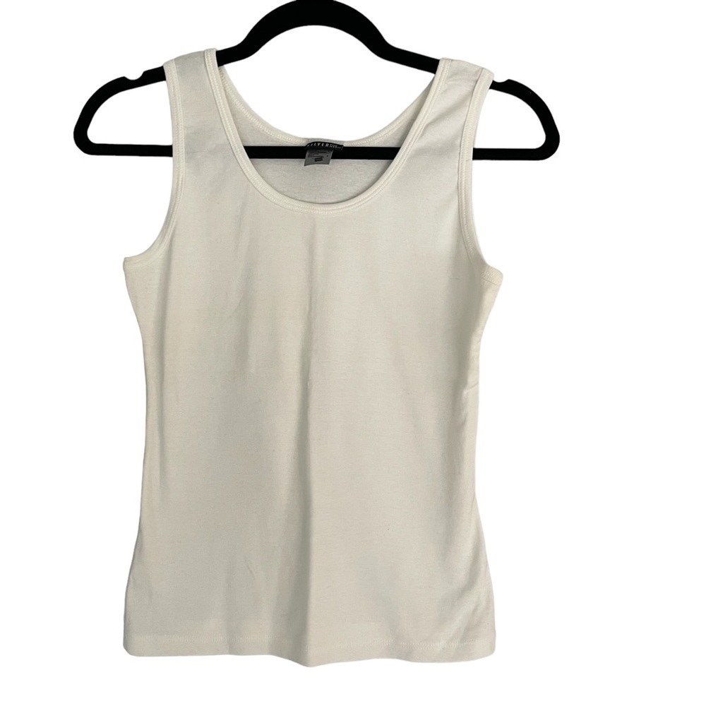 Nwot Hanes Silver for Her Casual Cotton Tank Top
